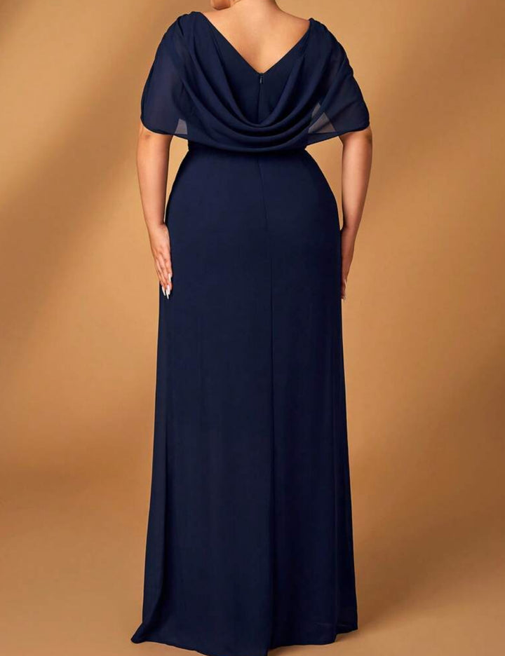 Shein Curve+ alkalmi ruha, kék