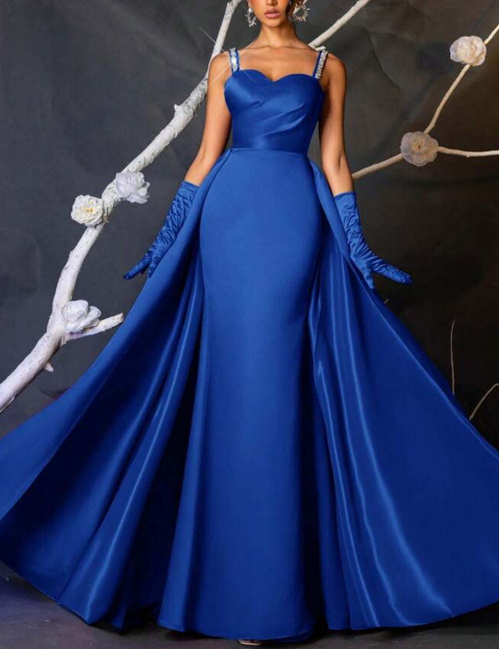 Rochie de ocazie Shein, albastru