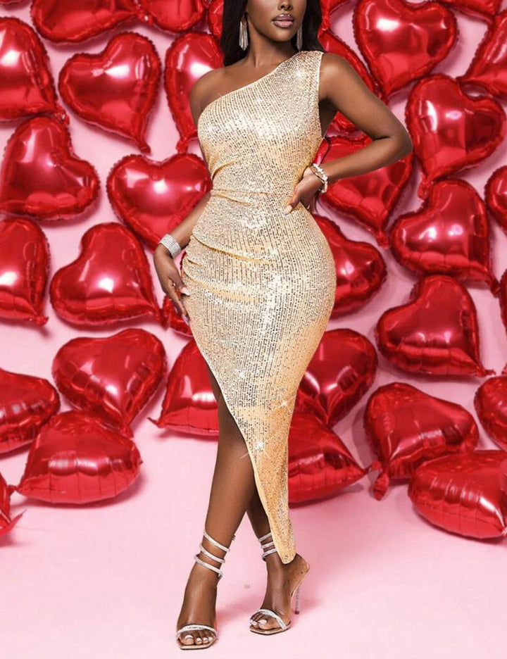 Rochie de ocazie Shein, bej