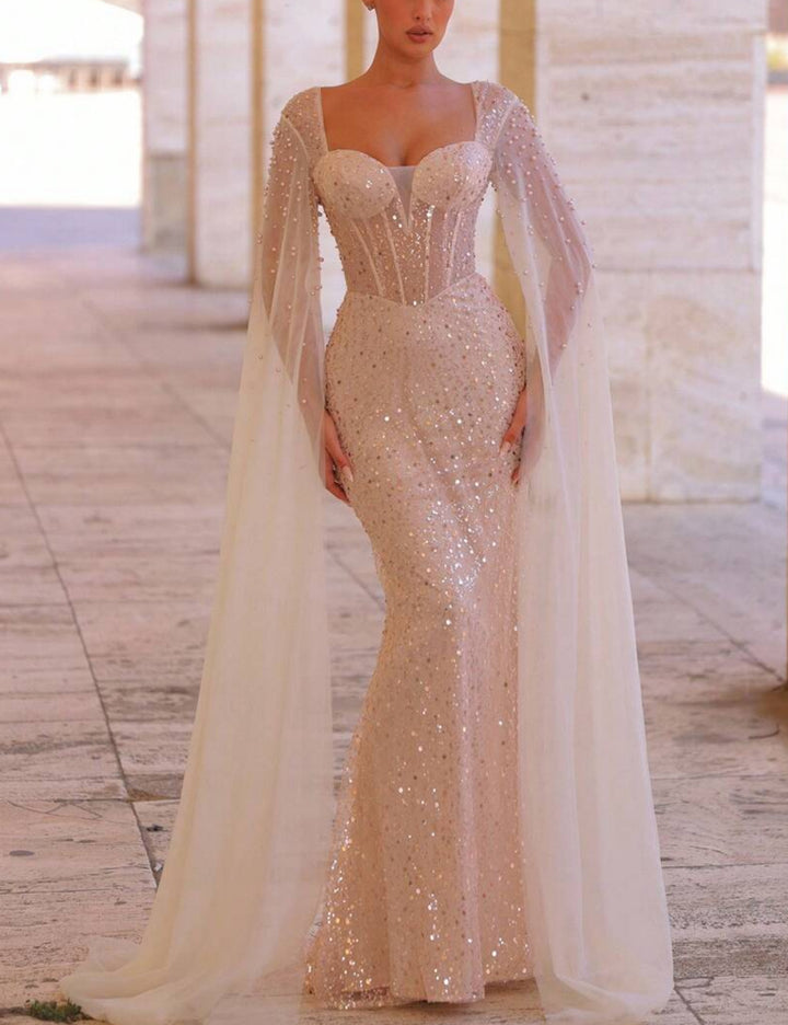 Rochie de ocazie Shein, bej