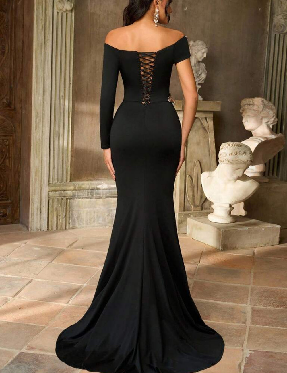 Shein Evening Dress, Black