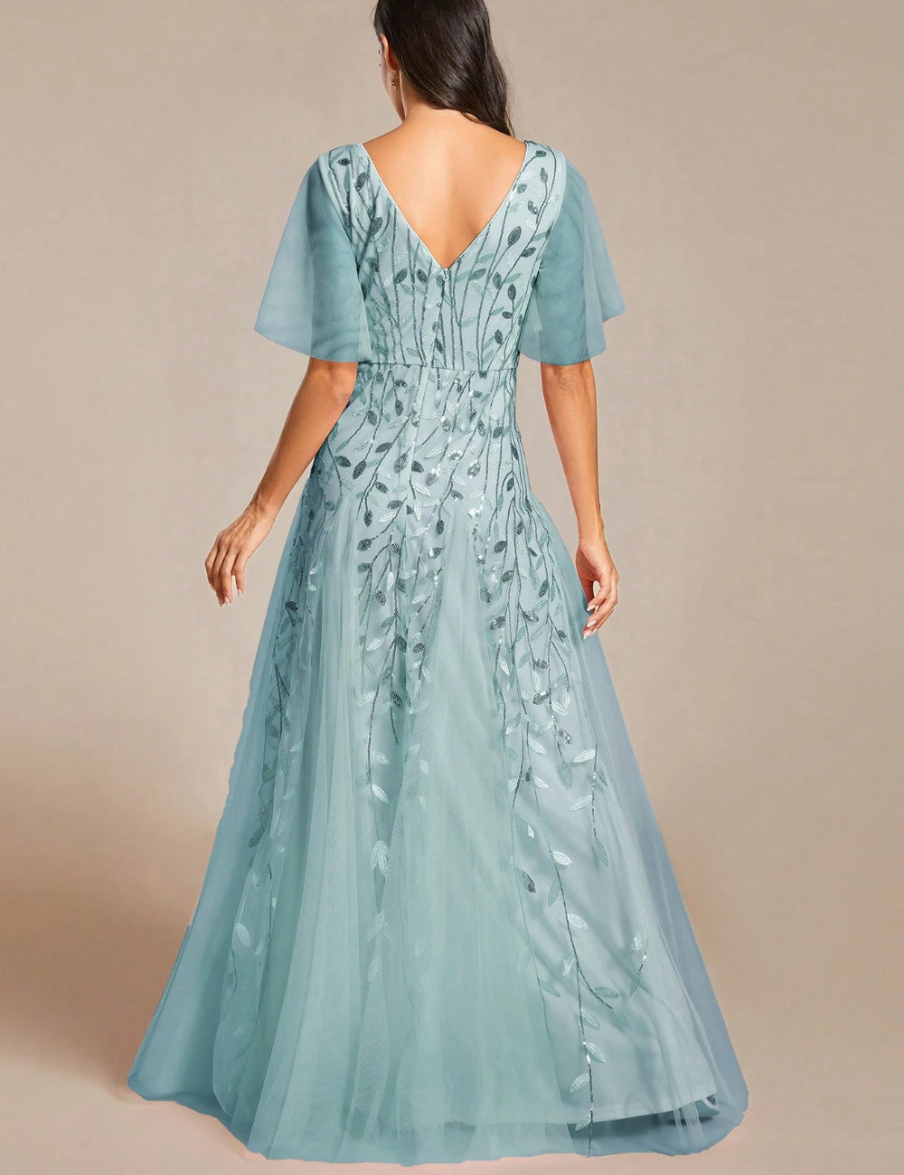 Rochie de ocazie Shein, turcoaz