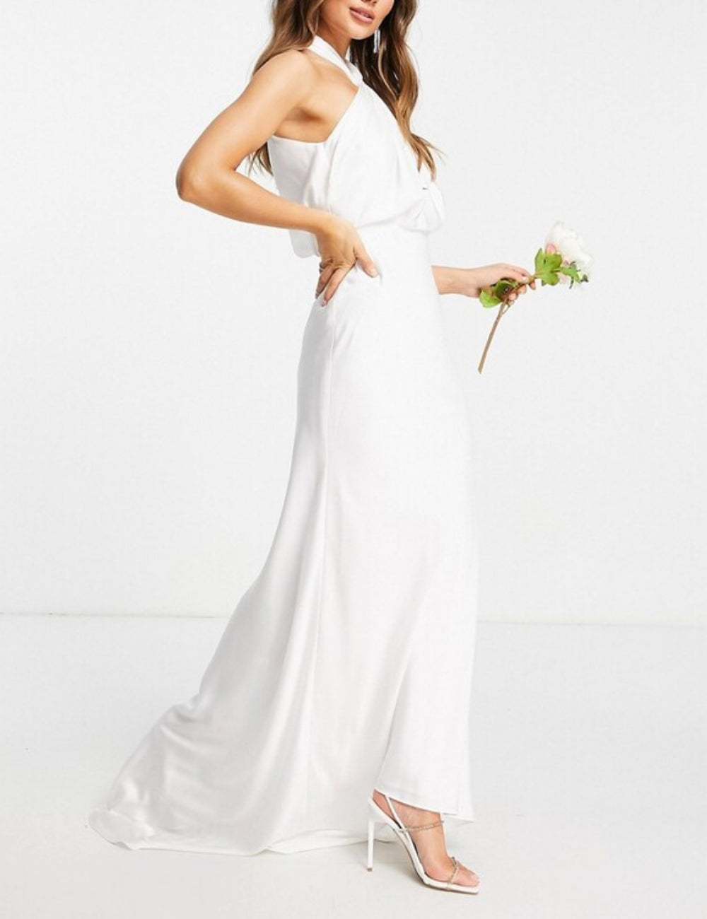 ASOS alkalmi és esküvői ruha, fehér