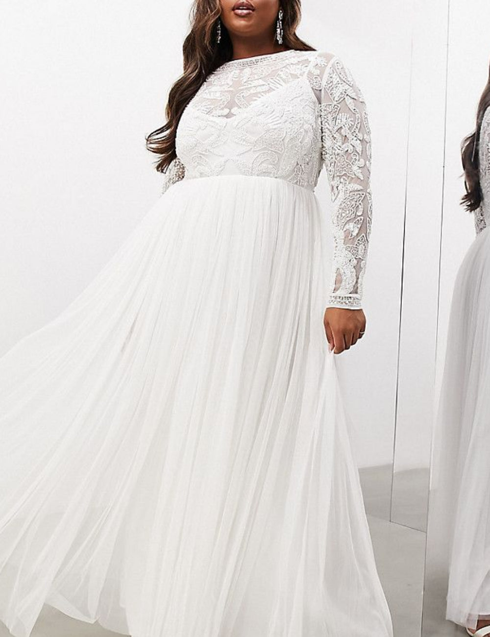 ASOS alkalmi és menyasszonyi ruha, fehér