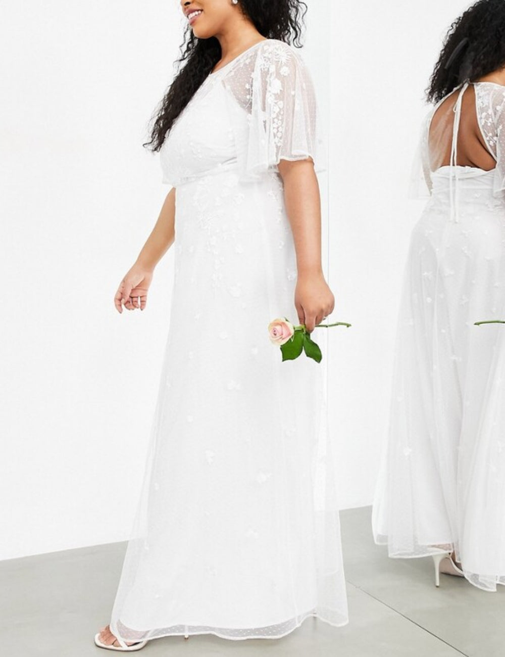 ASOS alkalmi és menyasszonyi ruha, fehér