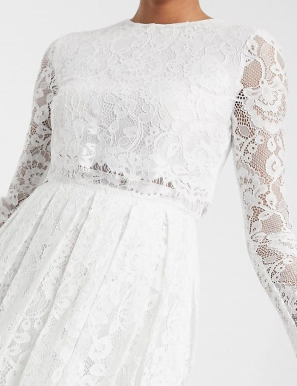 ASOS alkalmi és esküvői ruha, fehér