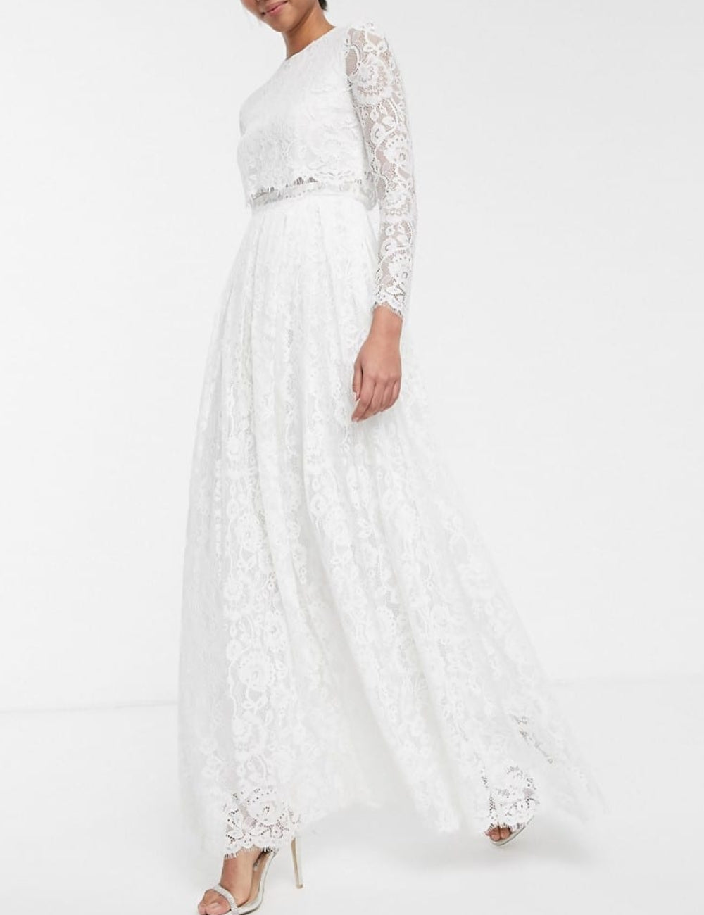 ASOS alkalmi és esküvői ruha, fehér