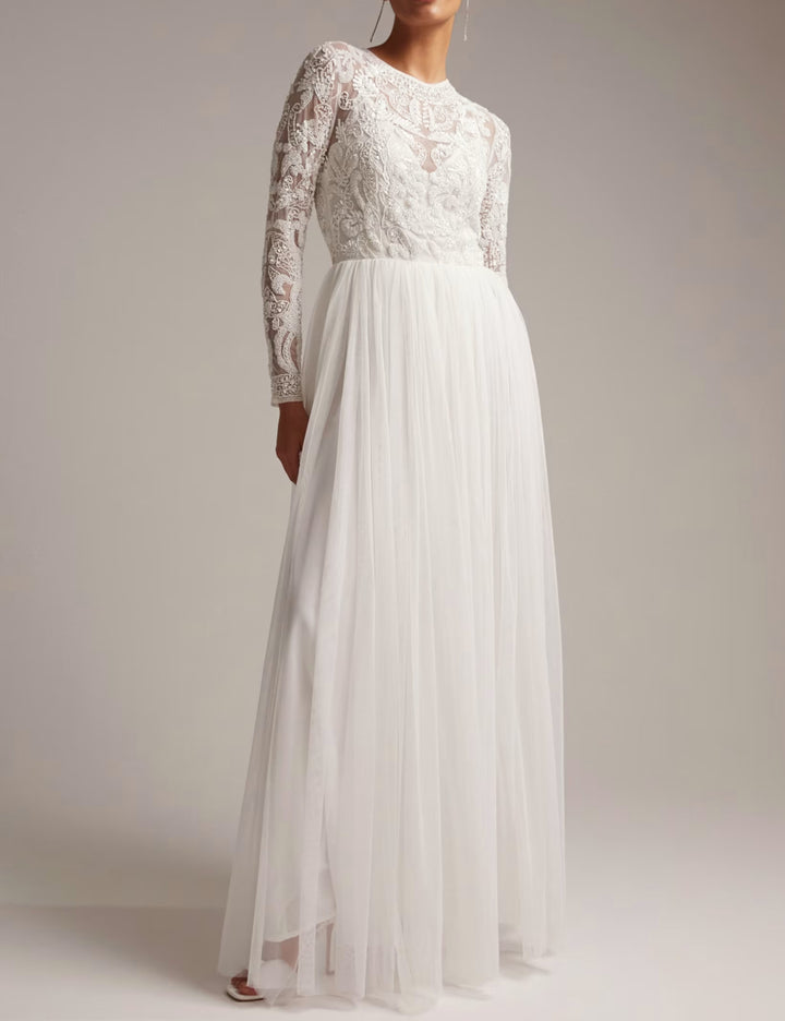 ASOS Occasionwear and Bridal, white