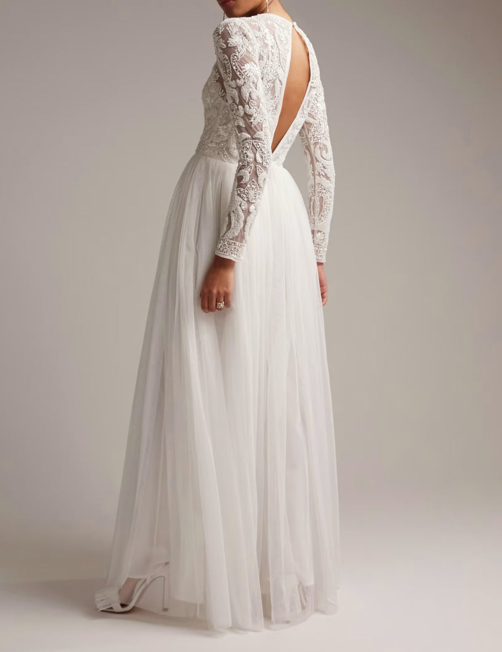 ASOS Occasionwear and Bridal, white