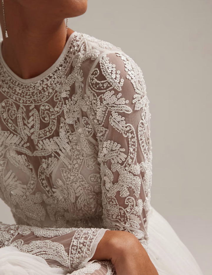 ASOS Occasionwear and Bridal, white