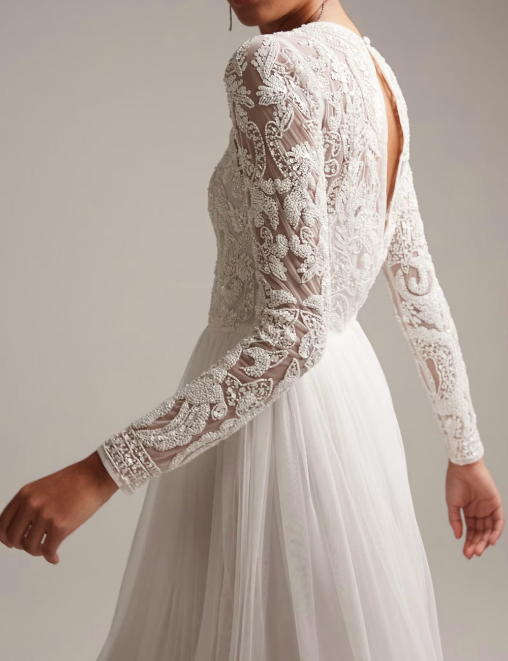 ASOS Occasionwear and Bridal, white