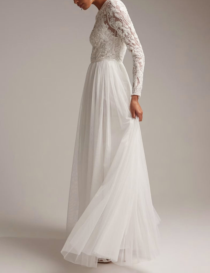 ASOS Occasionwear and Bridal, white