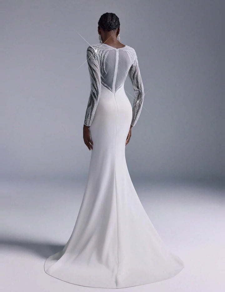 Rochie de ocazie și bridal Shein, alb