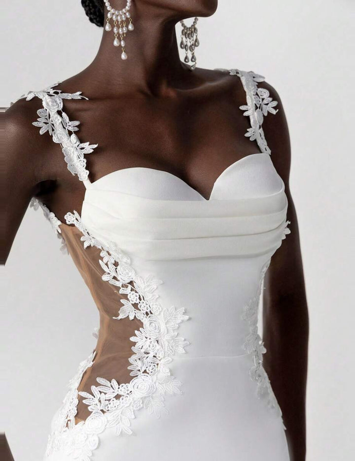 Rochie de ocazie și bridal Shein, alb