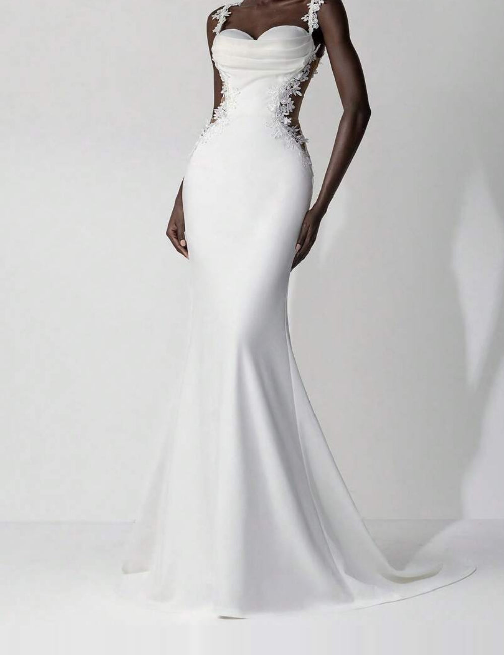 Rochie de ocazie și bridal Shein, alb