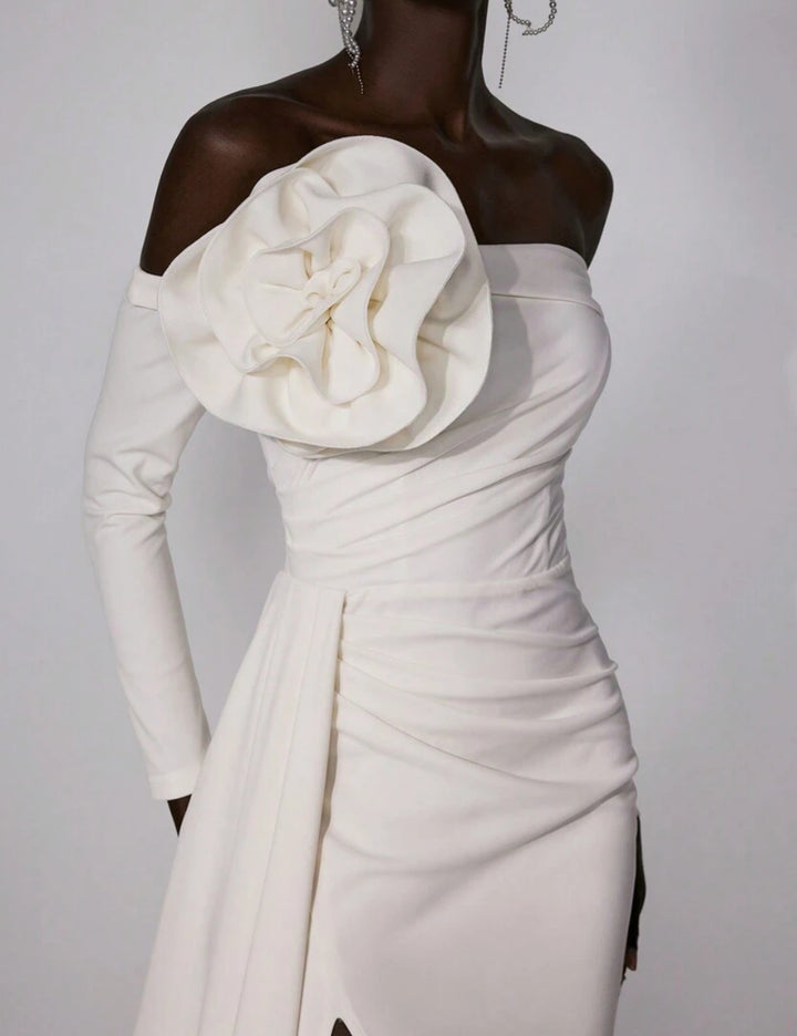 Rochie de ocazie și bridal Shein, alb