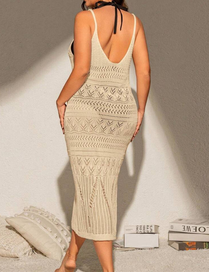Rochie de plajă Shein Curve+, bej