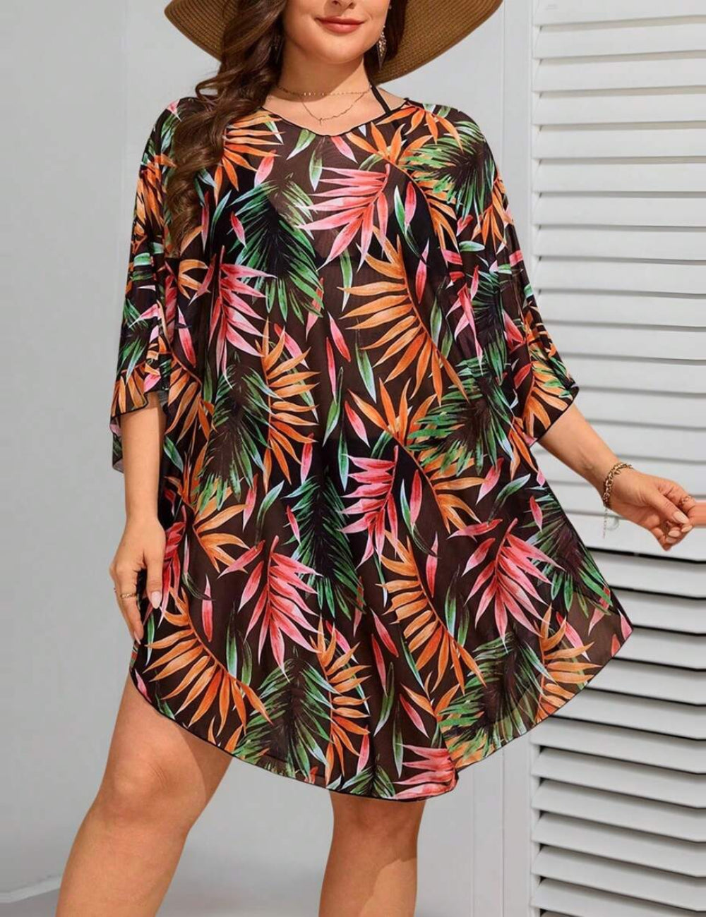 Shein Curve+ strandruha, vegyes színek