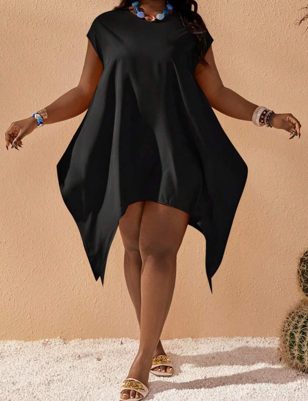 Rochie de plajă SHEIN, negru