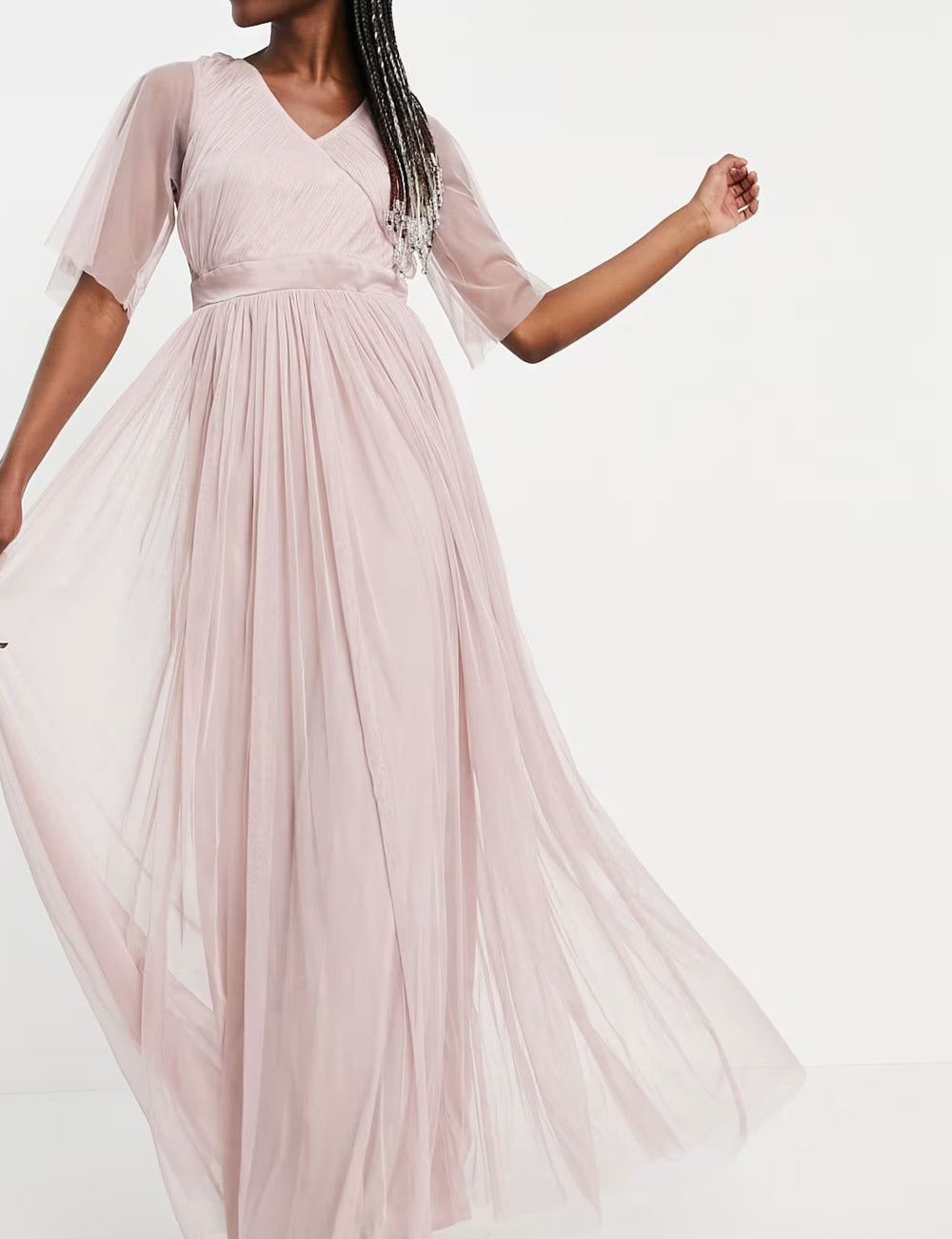 Rochie maxi Anaya, roz