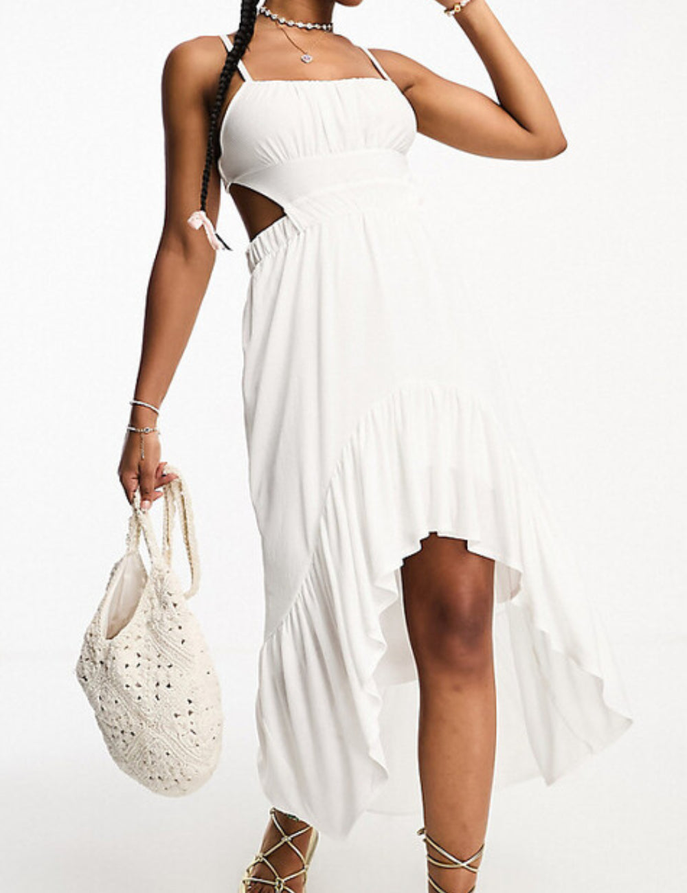 ASOS maxi ruha, fehér