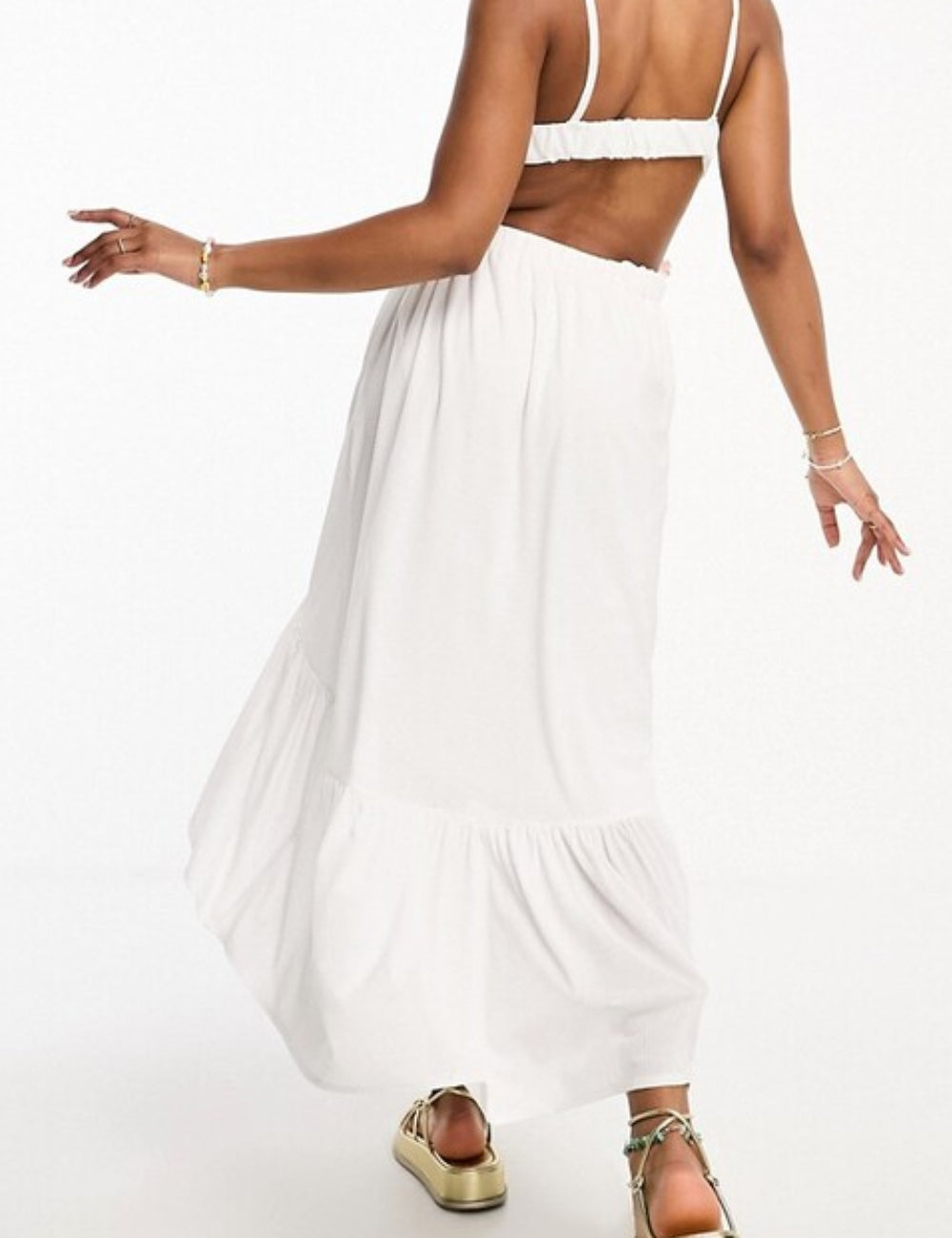 ASOS maxi ruha, fehér