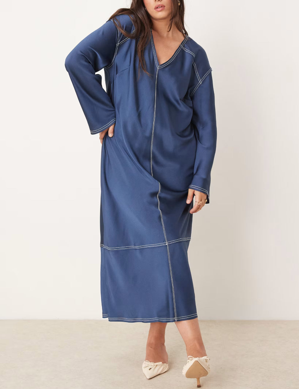 ASOS maxi ruha, kék