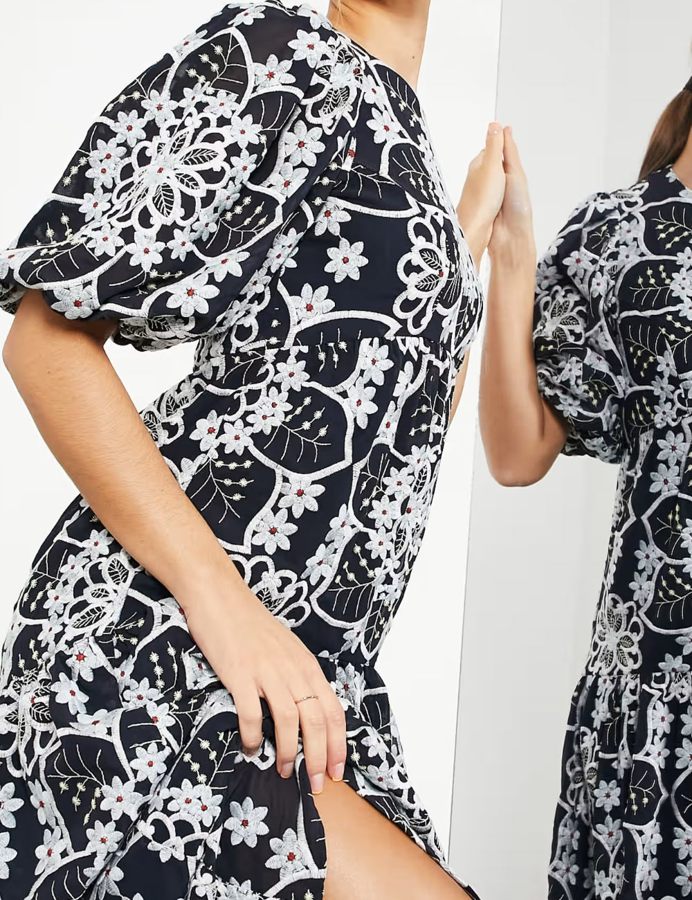 Rochie maxi ASOS, albastru