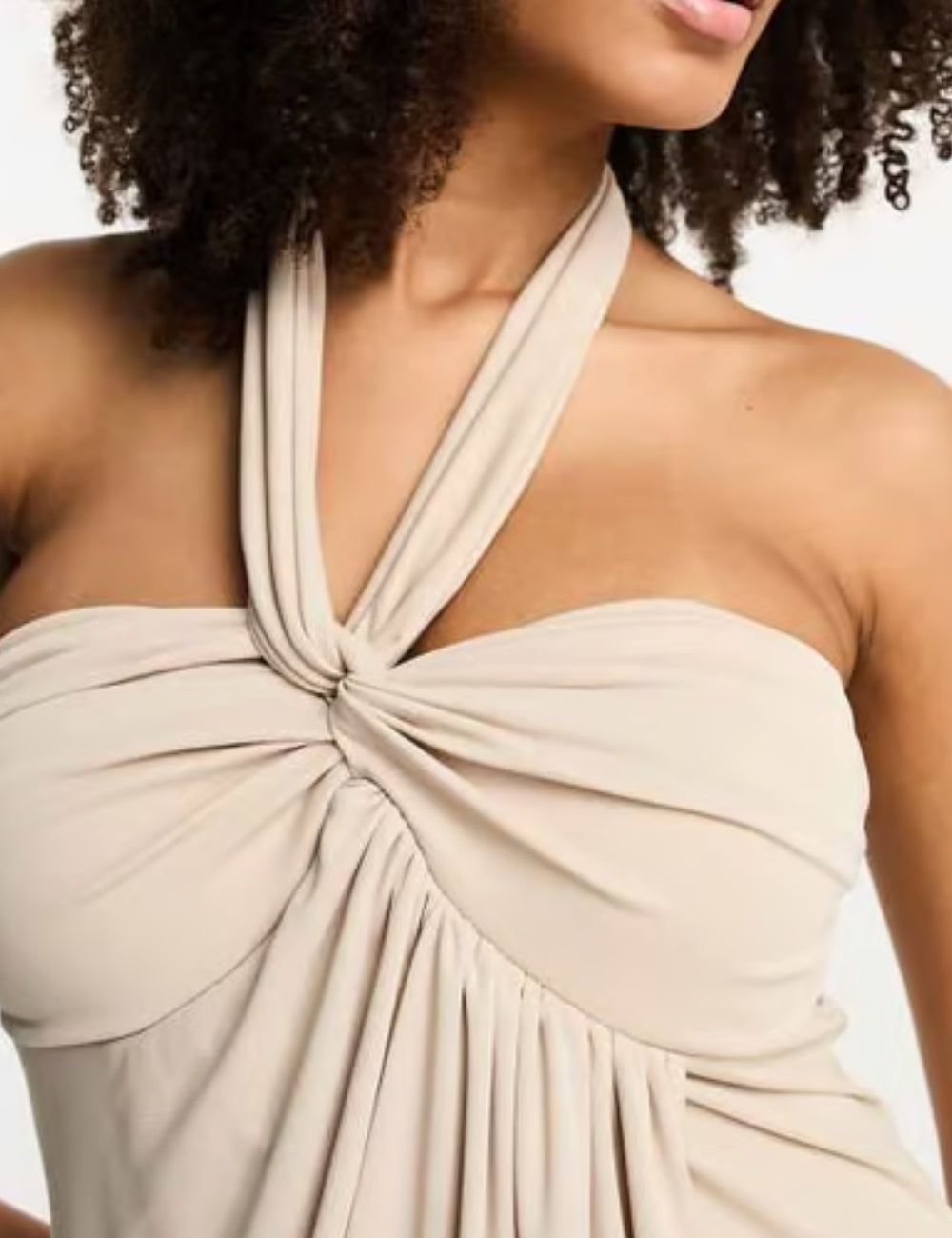 ASOS maxi ruha, bézs