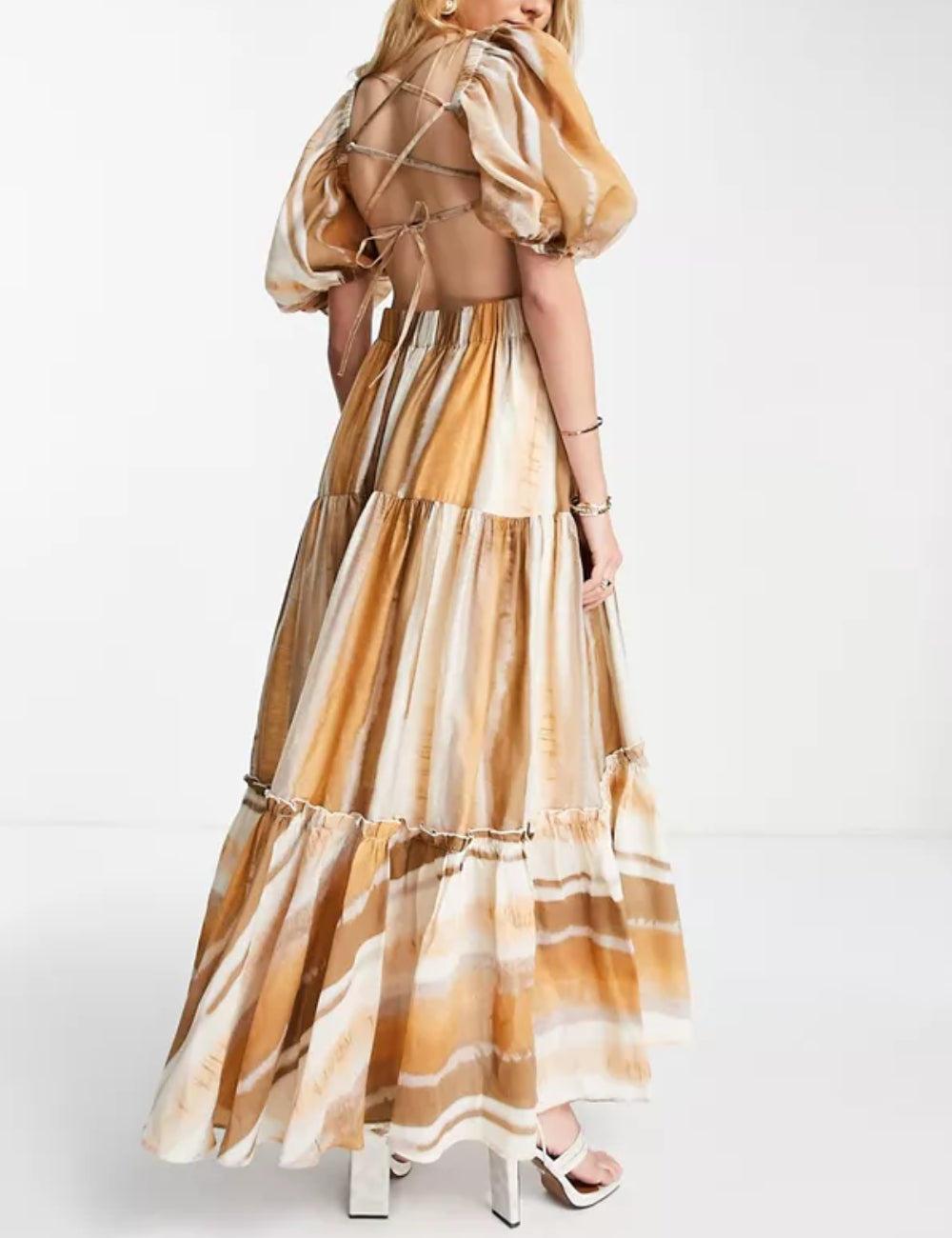 Rochie maxi ASOS, mix culori