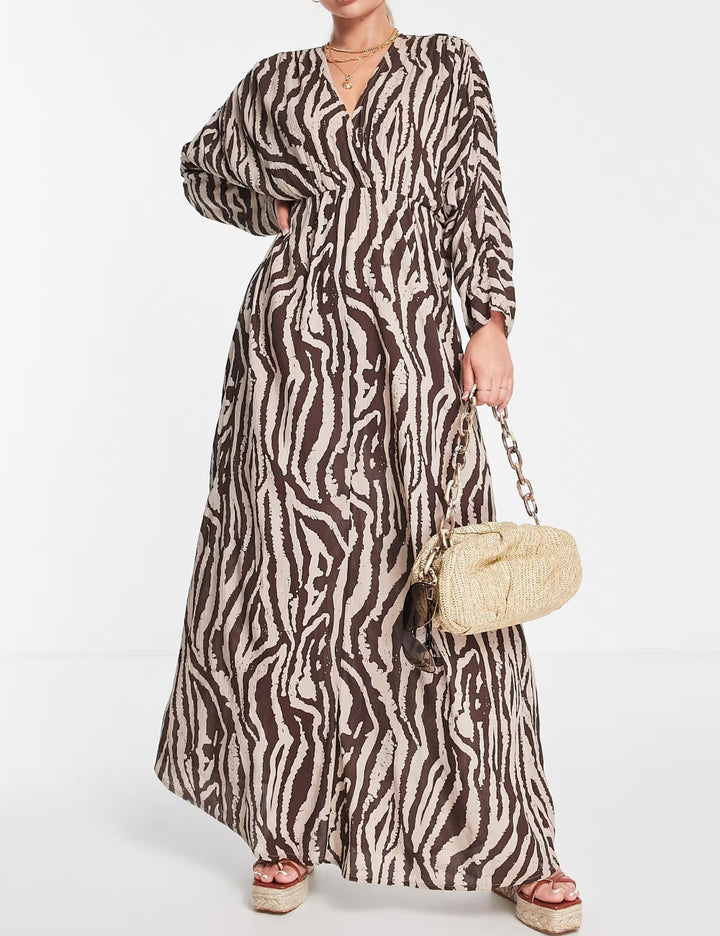 ASOS maxi dress, color mix