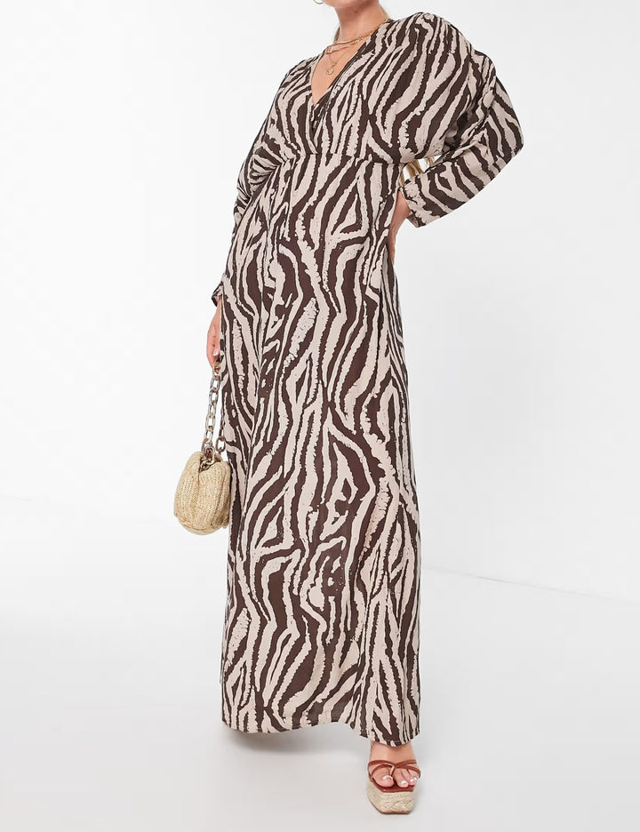 ASOS maxi dress, color mix