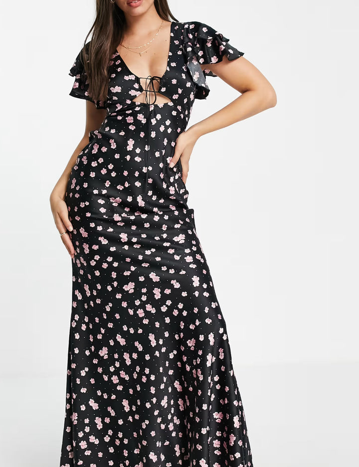 Rochie maxi ASOS, negru