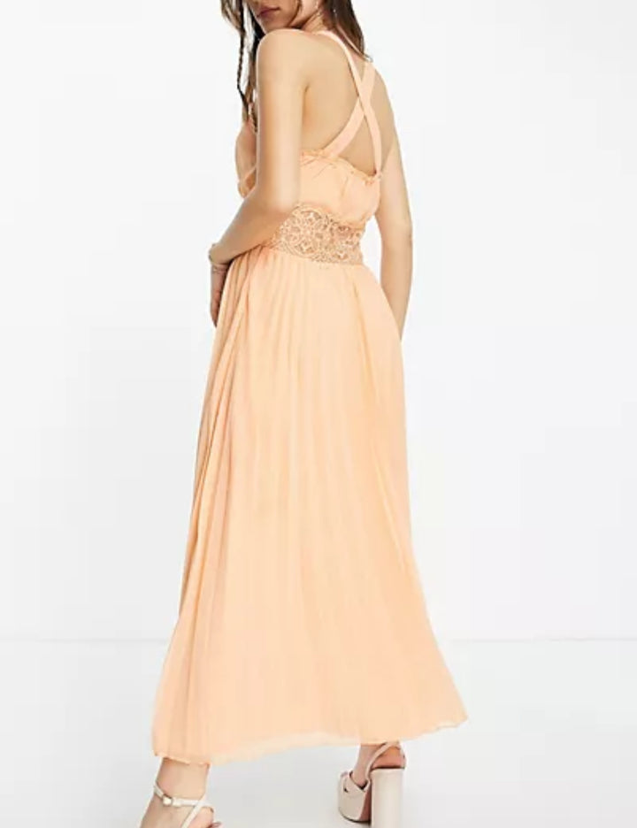 ASOS maxi ruha, narancssárga