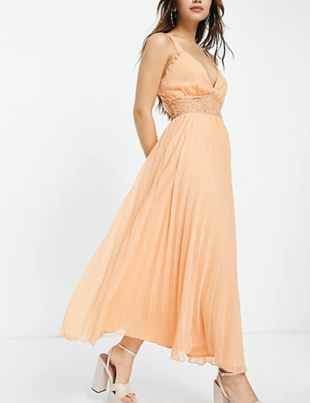 ASOS maxi ruha, narancssárga