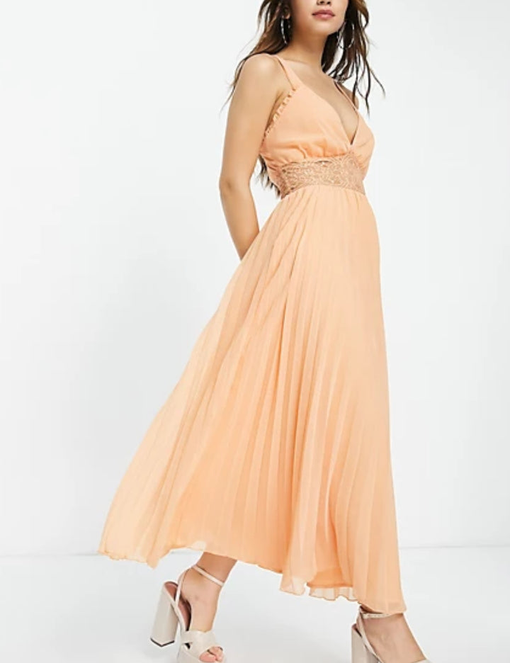 ASOS maxi ruha, narancssárga