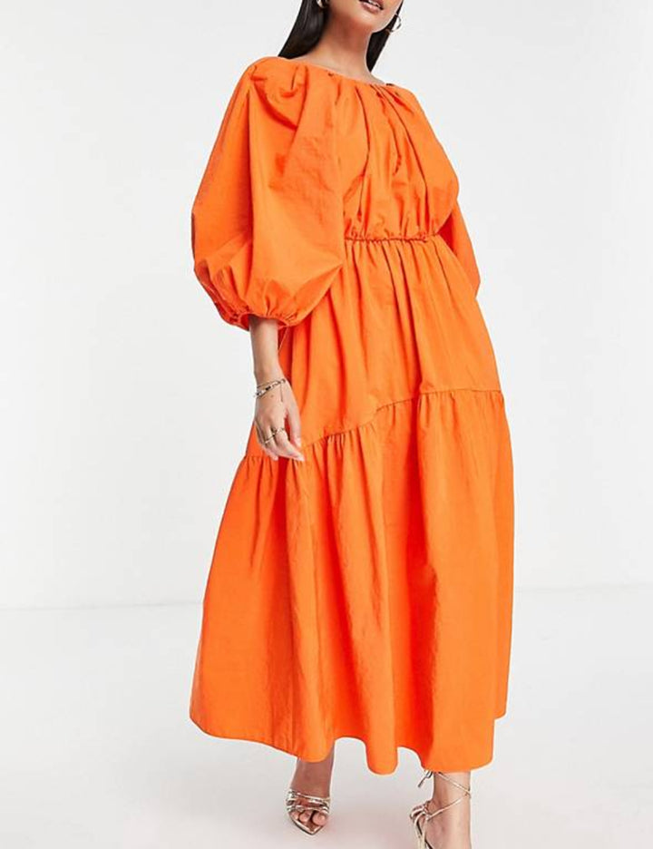 ASOS maxi ruha, narancssárga