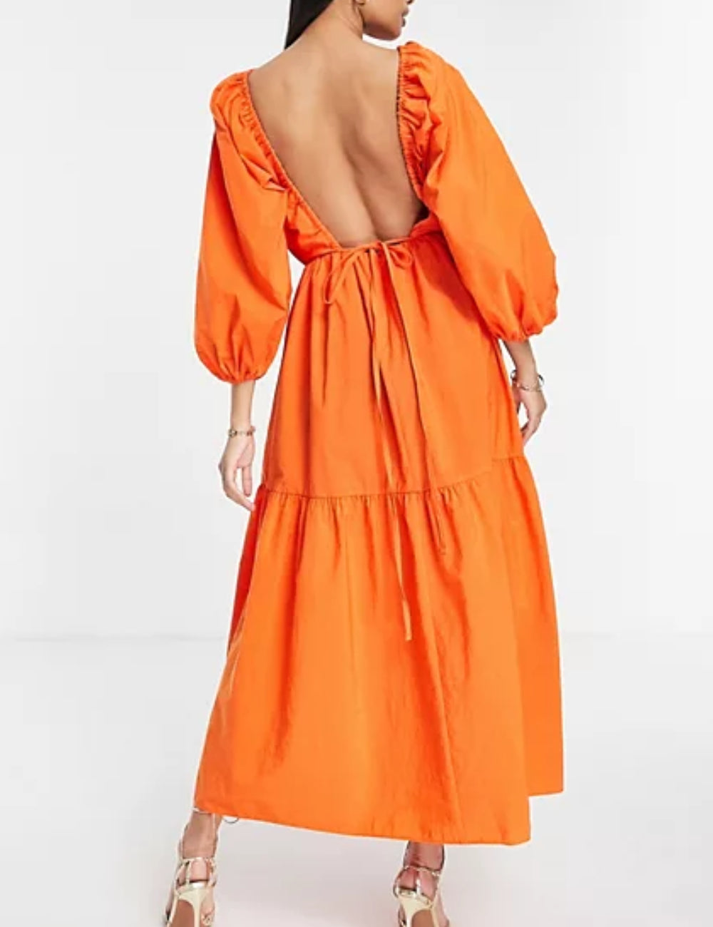 ASOS maxi ruha, narancssárga