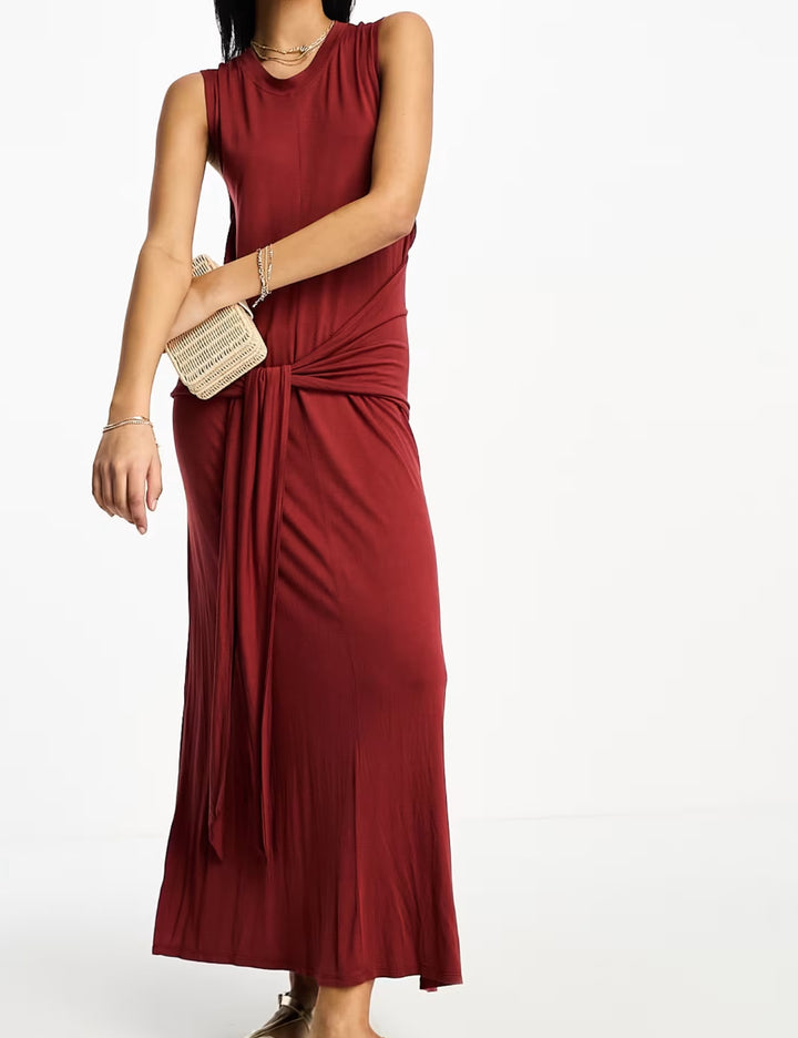 ASOS Maxi Dress, Brick Red