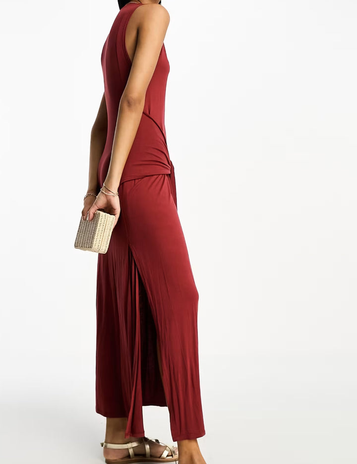 ASOS Maxi Dress, Brick Red