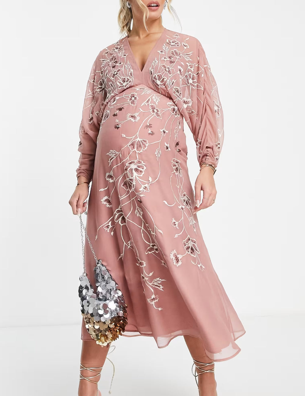 ASOS maxi ruha, rózsaszín