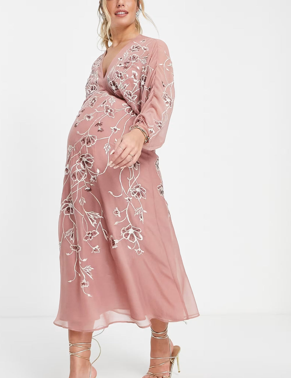 ASOS maxi ruha, rózsaszín