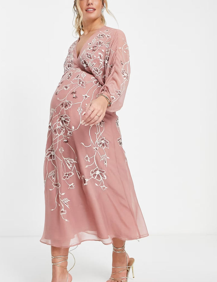 ASOS maxi ruha, rózsaszín