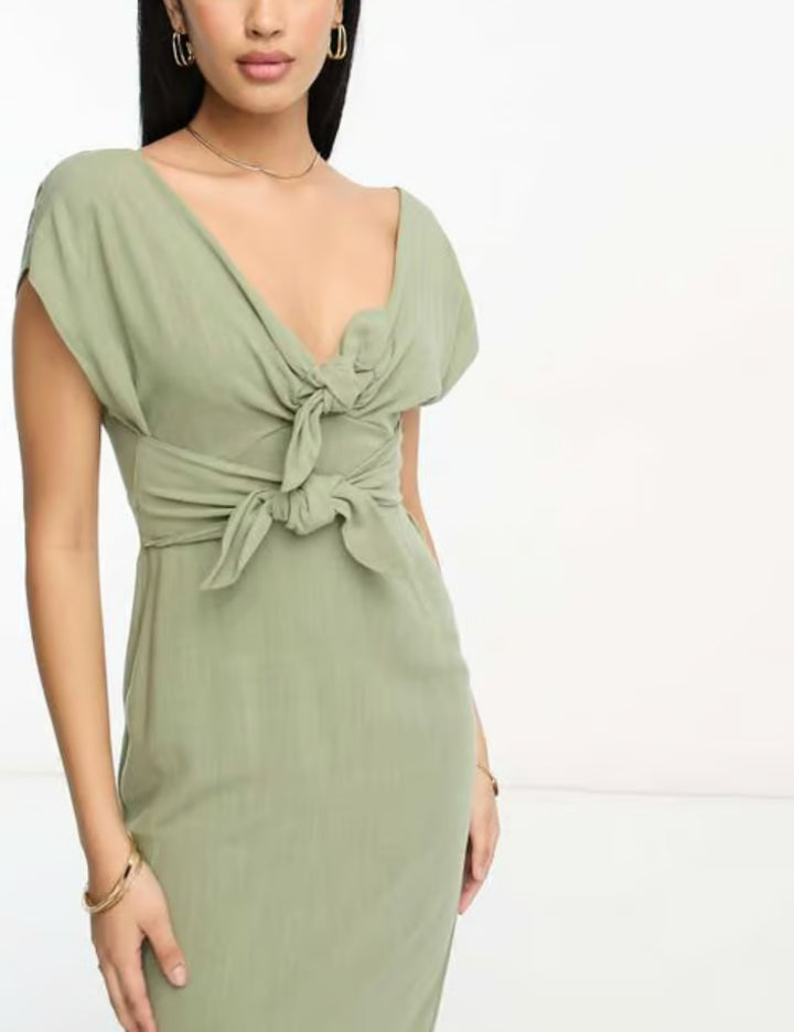 ASOS maxi ruha, zöld