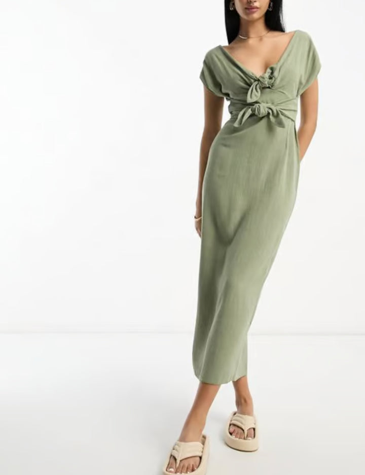 ASOS maxi ruha, zöld