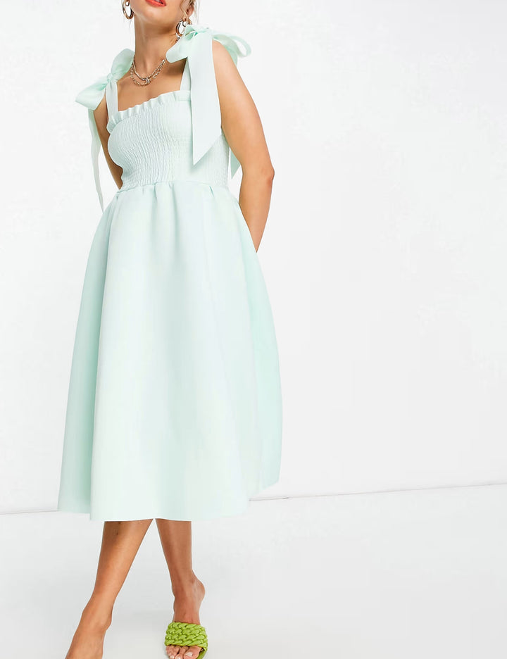 ASOS maxi ruha, zöld