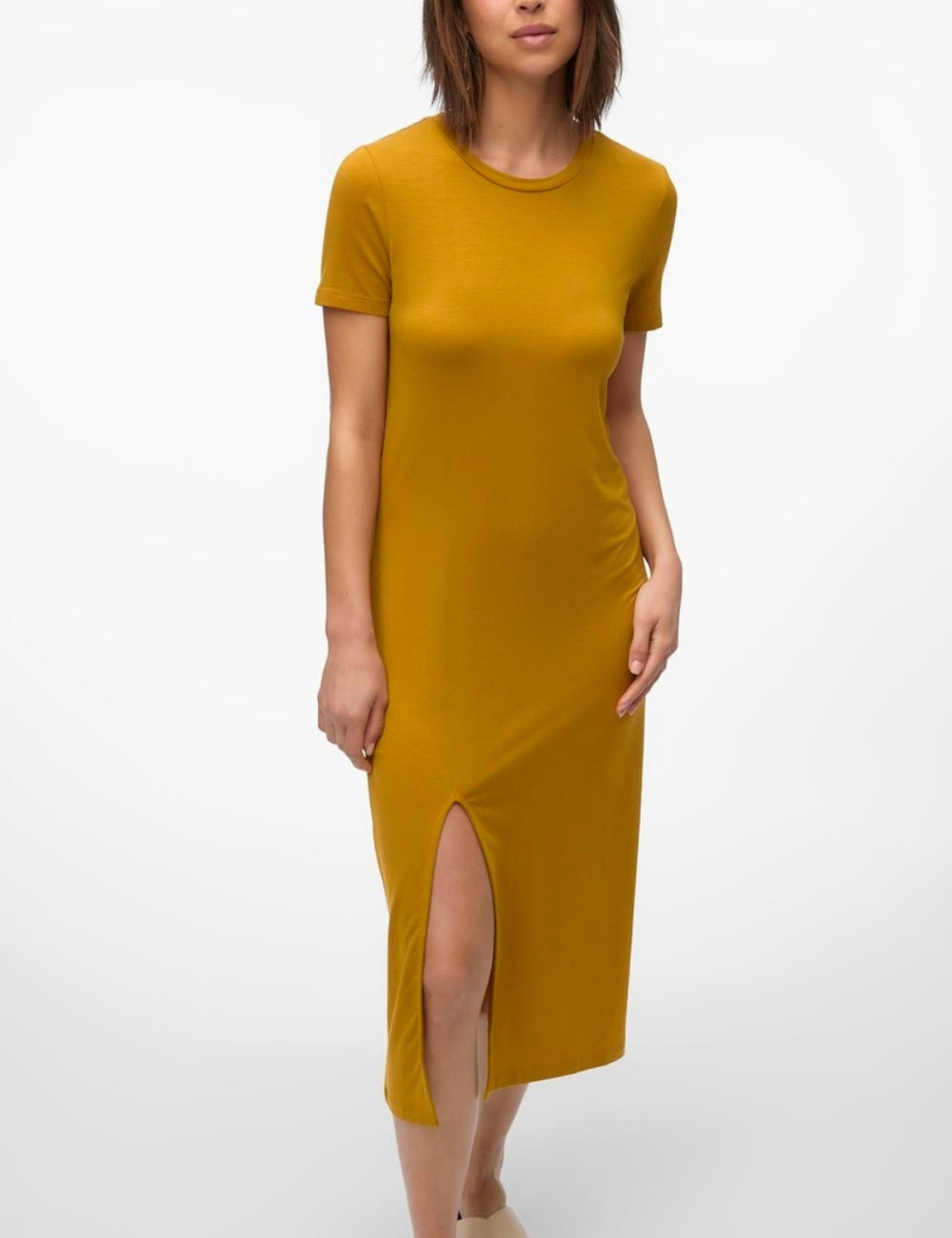AWARE by VERO MODA maxi ruha, sárga