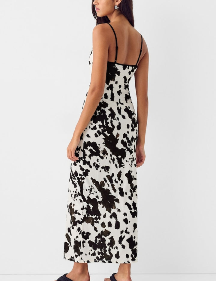 Bershka maxi ruha, színes