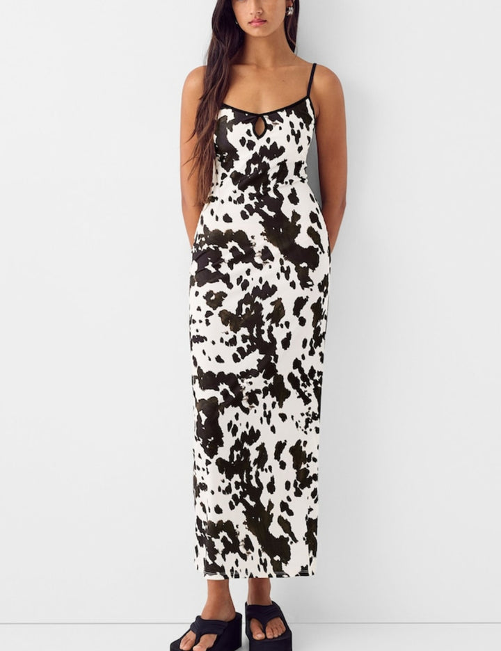 Bershka maxi ruha, színes