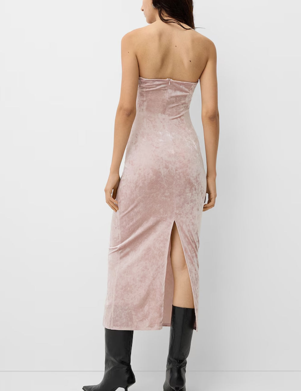 Bershka maxi ruha, rózsaszín